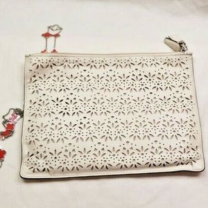 Coach Taylor Eyelet Leather Tech Pouch or Clutch